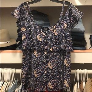 Paige off the shoulder tank.